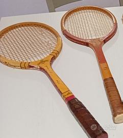 vintage 2  racchette da tennis in legno
