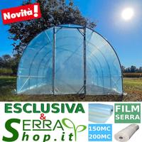 Serra 20x4 arco tunnel film Made in Italy serre PV