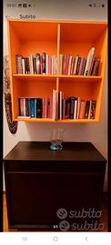 Mobile scarpiera con libreria