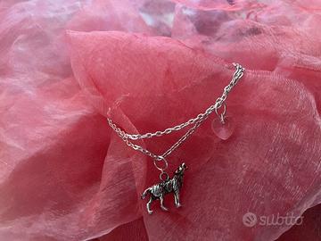 Bracciale Twilight Bella Edward Jacob cuore lupo