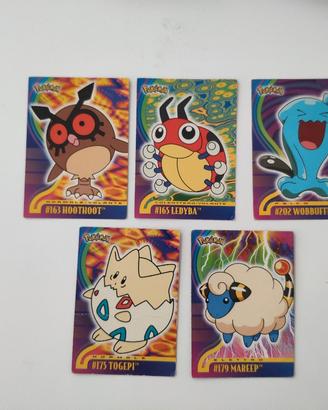 Carte Pokemon Topps 2001 Togepi Wobbuffet Vintage