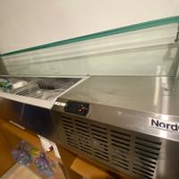 Vitrina refrigerata  porta condimenti Pizza