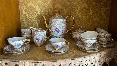 Servizio da caffè/tè vintage in porcellana Bavaria