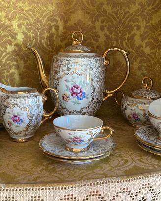 Servizio da caffè/tè vintage in porcellana Bavaria
