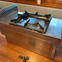 Fornello a gas da banco professionale