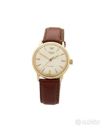 Longines automatic date oro 18 kt 35 mm cal 291