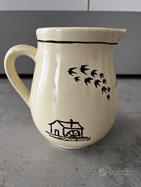 Brocca Caraffa Mulino Bianco 1986 Rondini