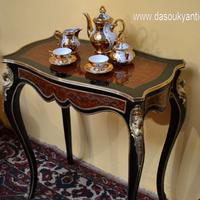 Tavolino da centro stile Napoleone III Boulle