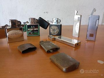 Lotto accendini misti vintage benzina e gas