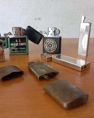 Lotto accendini misti vintage benzina e gas