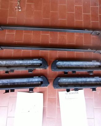 Barre porta tutto con porta sci ORIGINALE TOYOTA