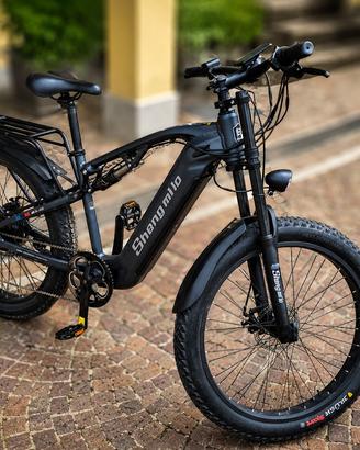 Fat bike bici elettrica con manopola acceleratore