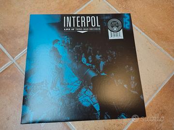 Interpol Live at Third Man Records Vinile