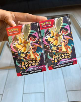 2x Pokemon Bundle Ascesa Eroica Sealed