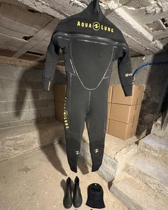 Attrezzatura subacquea completa Acqua Long/Mares