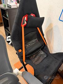 Postazione sedia f1 alcantare professionale