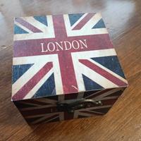 Scatola portaoggetti "London" legno NUOVO