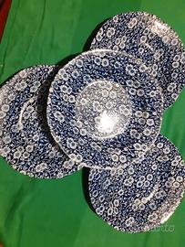 Staffordshire Burliegh Ironestone Piatti fondi