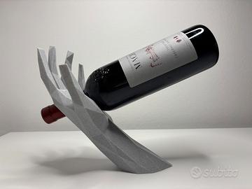 VinoGrace Porta Bottiglia di Vino Geometrico