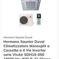 climatizzatore hermann Saunier Duval a cassetta