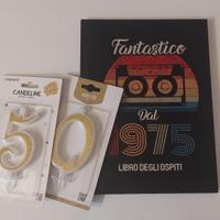Libro degli invitati festa compleanno 50 anni