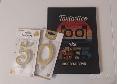 Libro degli invitati festa compleanno 50 anni