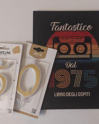 Libro degli invitati festa compleanno 50 anni