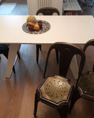 4 Sedie metallo  Cargo Milano