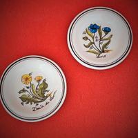 Piatti decorativi in ceramica, vintage