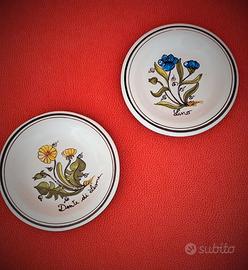 Piatti decorativi in ceramica, vintage