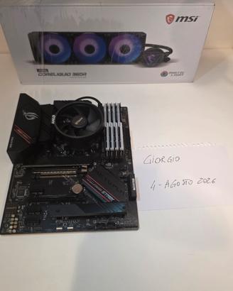 AMD Ryzen 5800x + Mobo + RAM + Dissipatore
