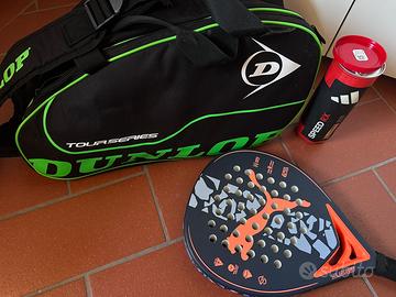 Borsa racchetta palline per padel