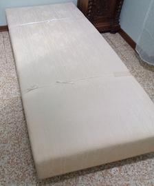 Letto turca su ruote 84x190 xh 30 e materasso