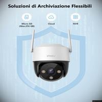 Imou Kit Telecamera Wi-Fi Esterno 2K Visione Nott