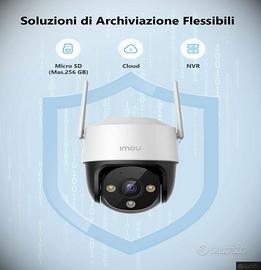 Imou Kit Telecamera Wi-Fi Esterno 2K Visione Nott