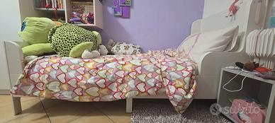 Letto allungabile Ikea con materasso