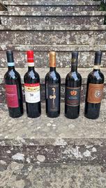 vino rosso da prendere 5 bottiglie