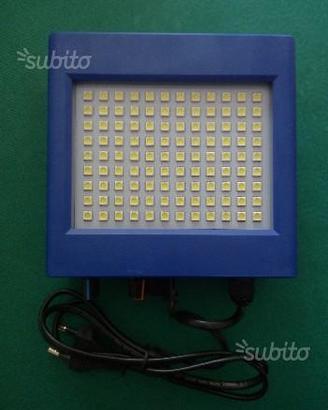 Lampada strobo stroboscopica a led con microfono