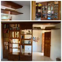 Libreria separè in VERO LEGNO!