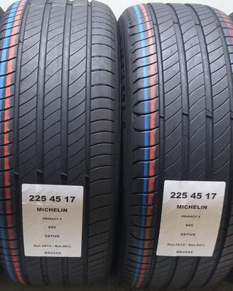 4 GOMME 225 45 17 MICHELIN BR2252