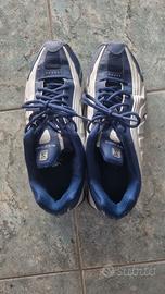 Nike Shox r4 blu/metallico