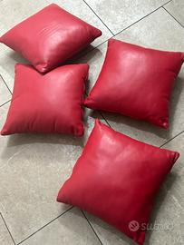 Cuscini in vera pelle