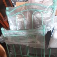 Letto singolo in ferro battuto