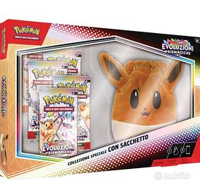 Pokemon collezione con poster e bustine-Evoluzioni