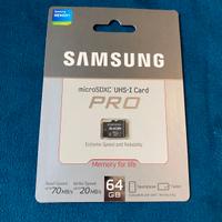 Samsung Micro SDXC UHS-I Card Pro 64GB Class 10