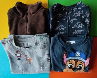 Felpe bambino 6-7 anni 122 cm