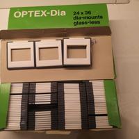 Confezione 100 telaietti per diapositive Optex