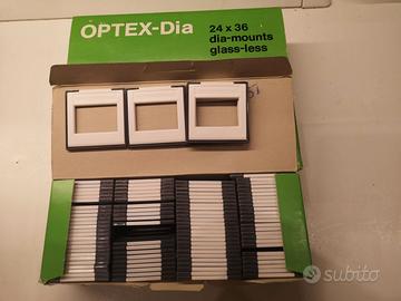 Confezione 100 telaietti per diapositive Optex