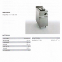 Friggitrice a Gas SILKO NEFG72110 (MAI USATA)