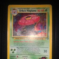 Pokemon Card Erika’s Vileplume Gym Heroes 5/132
